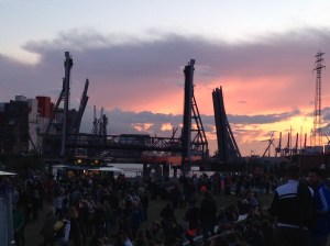 Romantische Stimmung in Wilhelmsburg